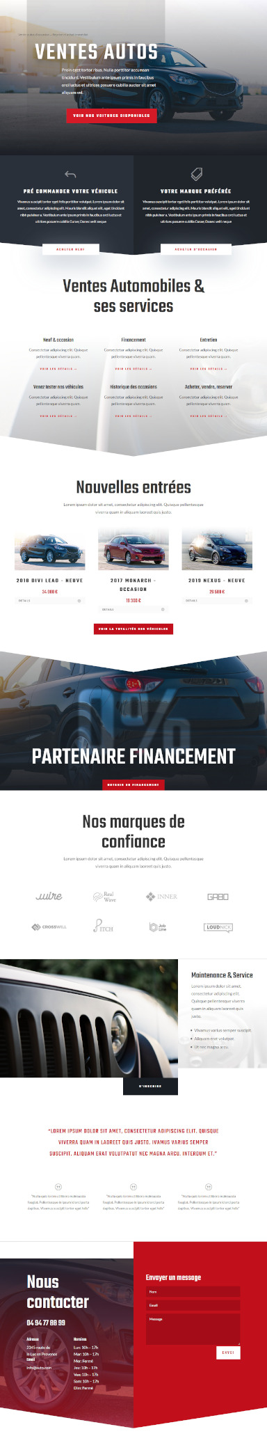 site vente auto par totum orbem creation de site internet