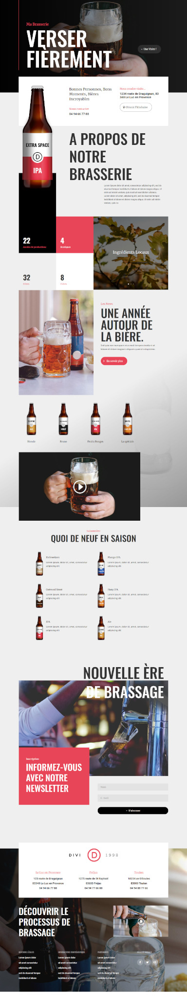 site de brasserie par totum orbem creation de site internet