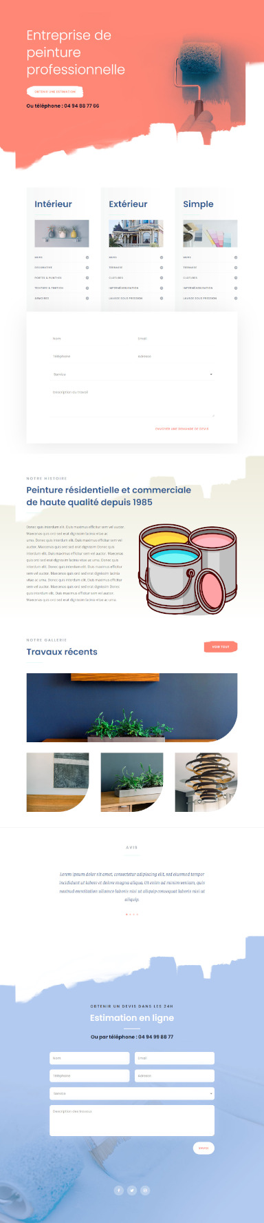 site de peintre par totum orbem creation de site internet